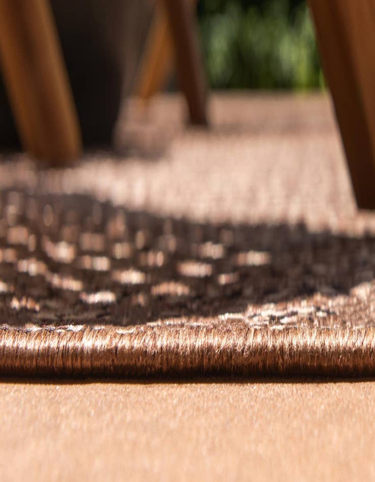 Detail image of  2' 2 x 6'  Washable Modern Indoor / Outdoor Runner Rug