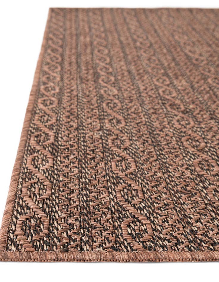 Detail image of  2' 2 x 6'  Washable Modern Indoor / Outdoor Runner Rug