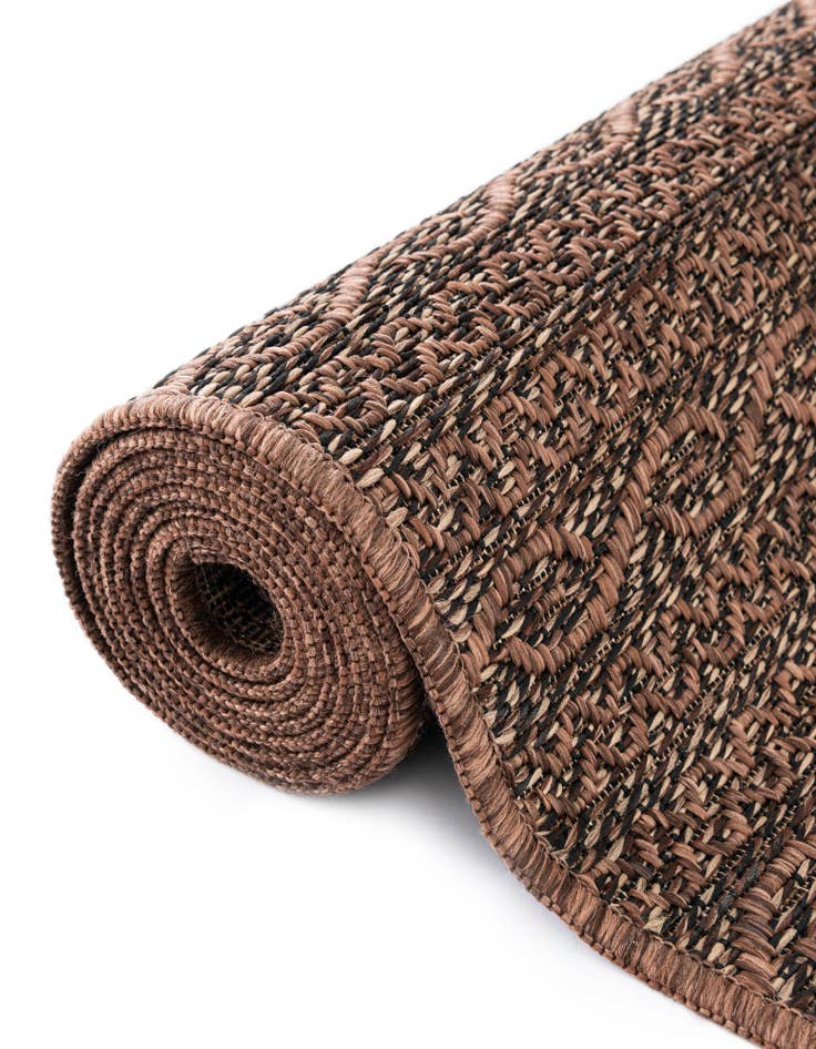 Detail image of  2' 2 x 6'  Washable Modern Indoor / Outdoor Runner Rug