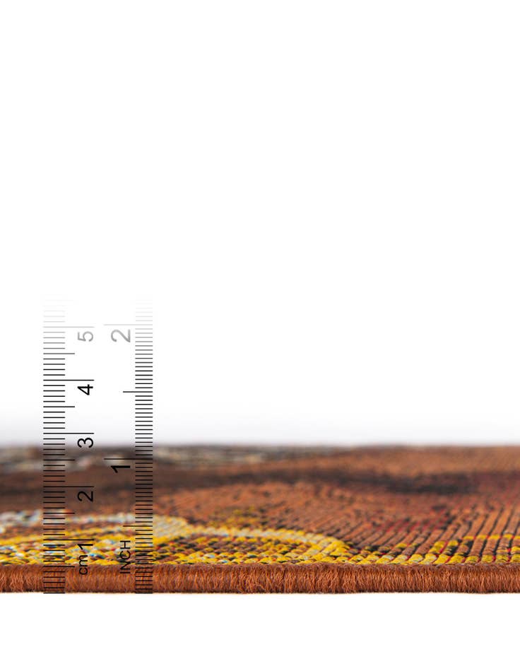 Detail image of  2' x 6'  Washable Modern Indoor / Outdoor Runner Rug