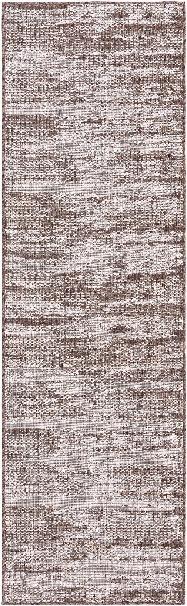  2' 7 x 10'  Washable Modern Indoor / Outdoor Runner Rug