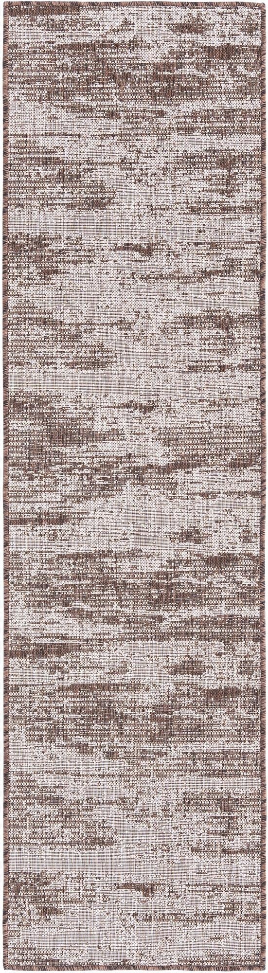 2' x 8'  Washable Modern Indoor / Outdoor Runner Rug