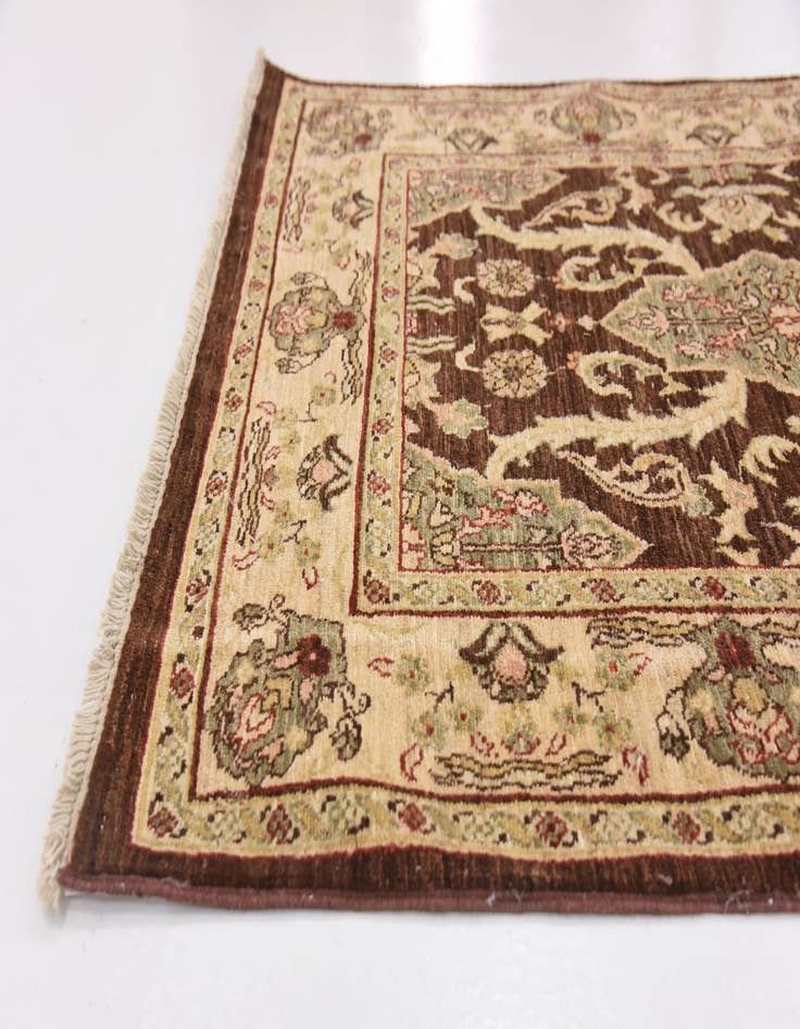 Detail image of  3' 2 x 9' 8  Hand Knotted Peshawar Ziegler Oriental Runner Rug