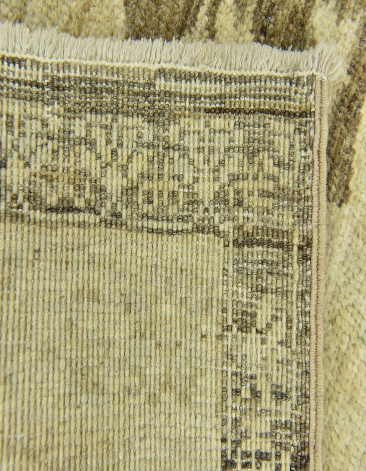 Detail image of  2' 7 x 8' 5  Hand Knotted Peshawar Ziegler Runner Rug