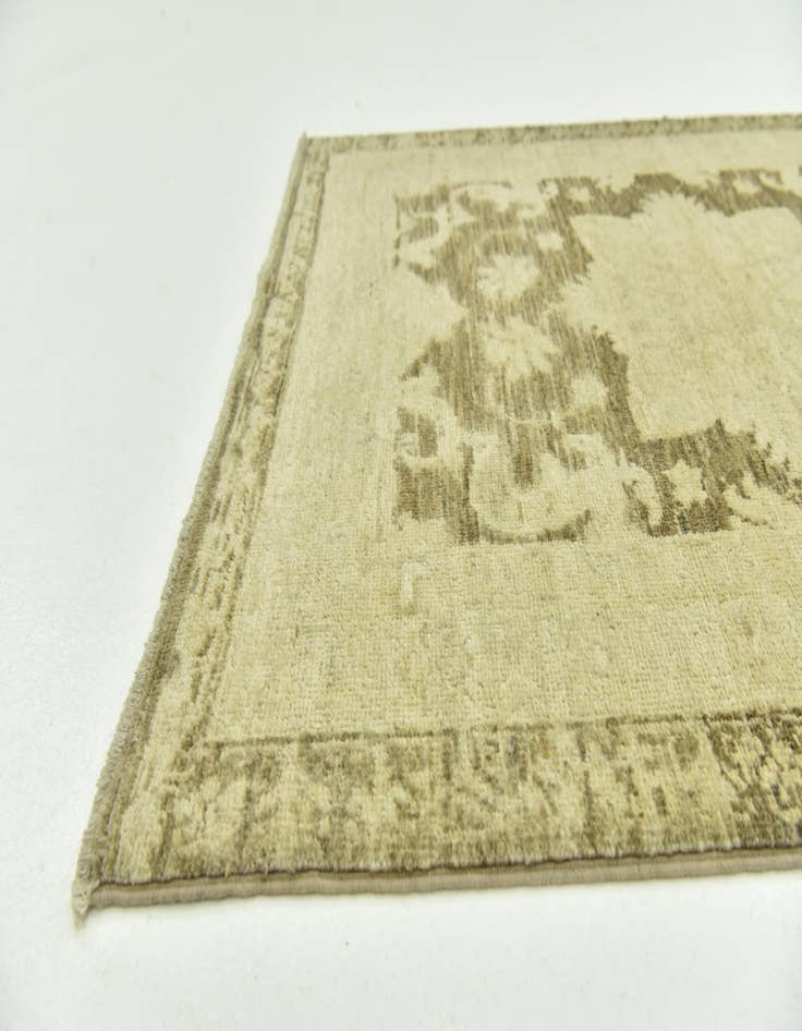 Detail image of  2' 7 x 8' 5  Hand Knotted Peshawar Ziegler Runner Rug