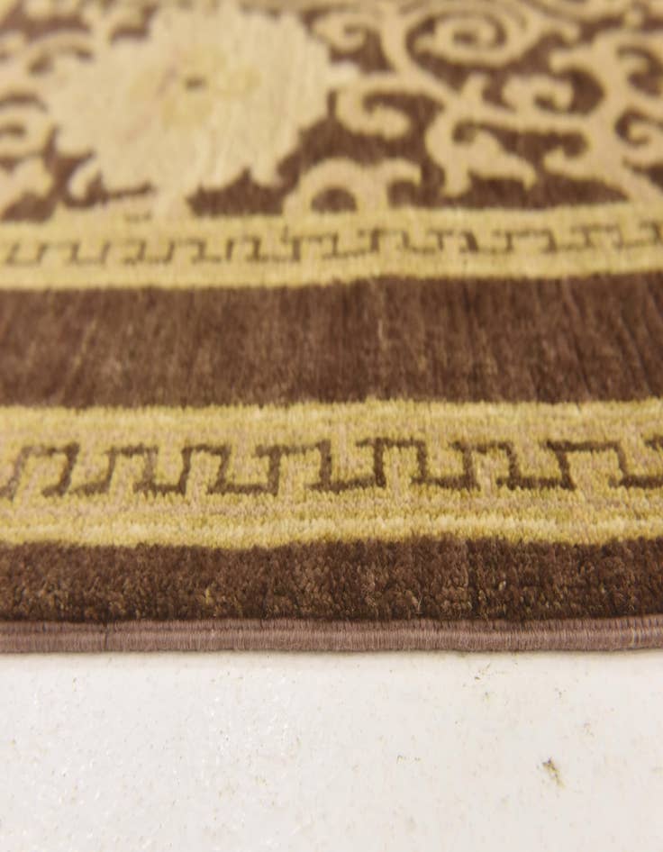 Detail image of  4' x 15'  Hand Knotted Peshawar Ziegler Runner Rug