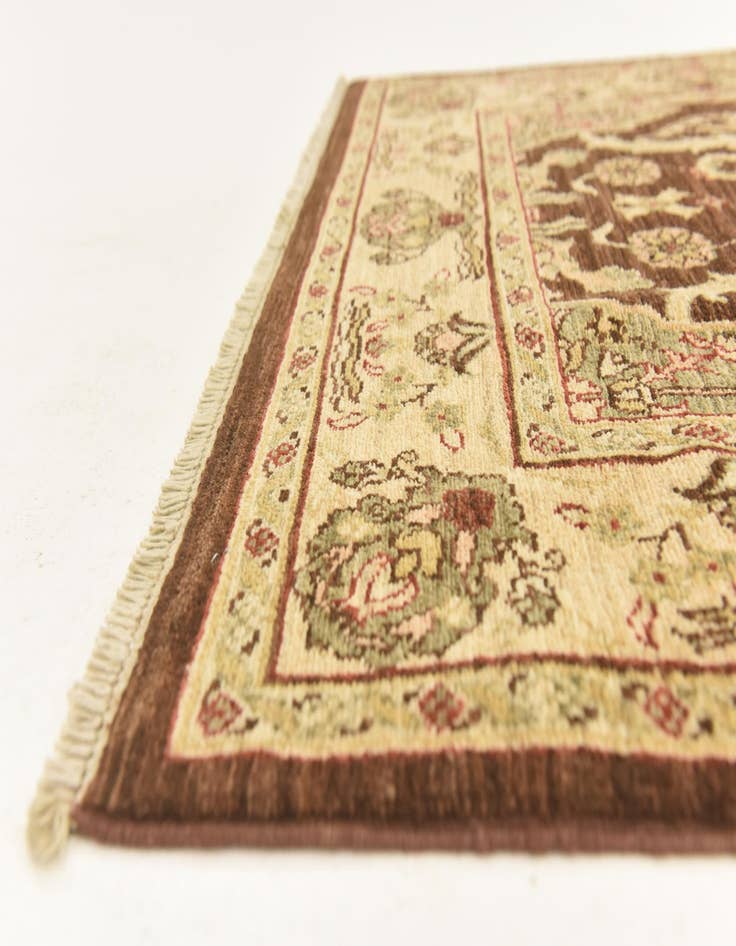 Detail image of  3' 3 x 9' 7  Hand Knotted Peshawar Ziegler Runner Rug