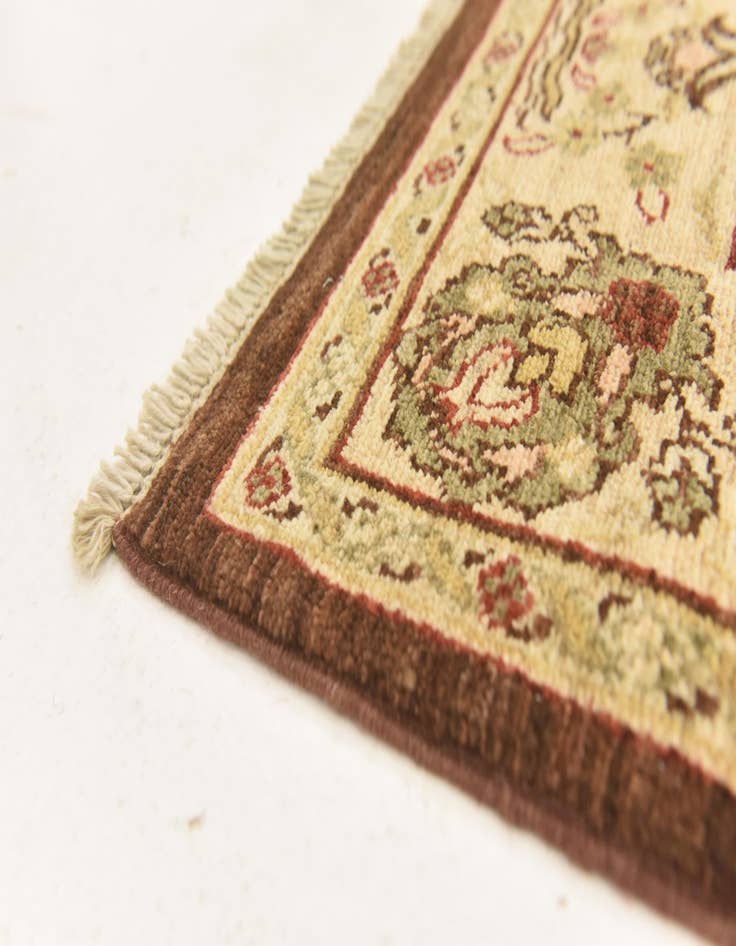 Detail image of  3' 3 x 9' 7  Hand Knotted Peshawar Ziegler Runner Rug