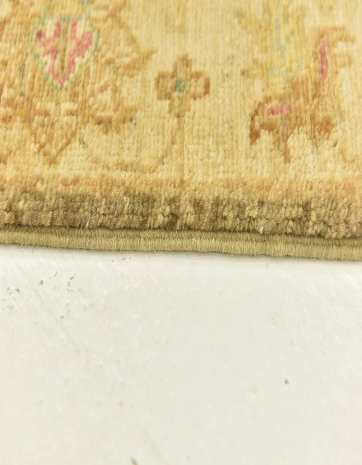 Detail image of  2' 7 x 10'  Hand Knotted Peshawar Ziegler Runner Rug