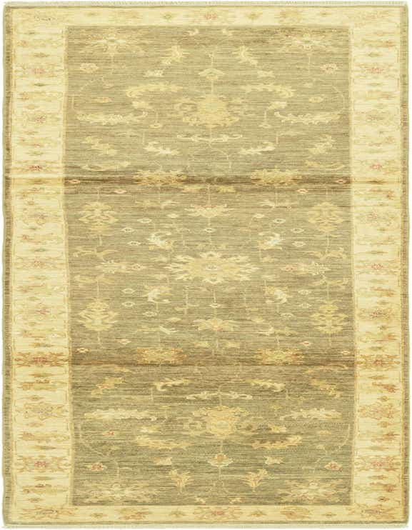 A 10 ft runner rug in shades of brown and tan, featuring an intricate botanical and tribal pattern, ideal for a hallway.