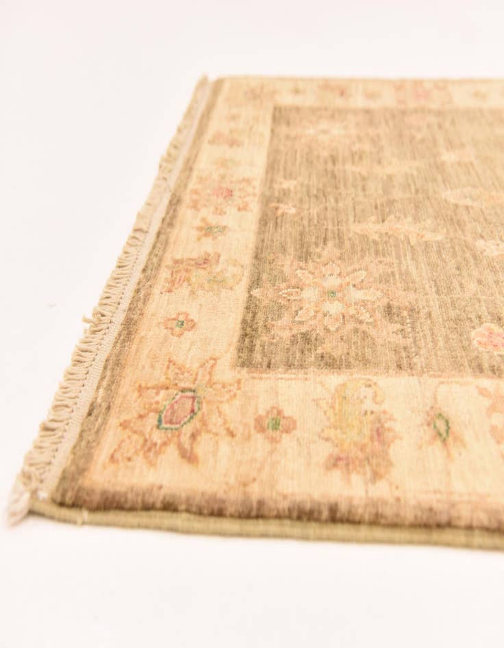 Detail image of  2' 7 x 10'  Hand Knotted Peshawar Ziegler Runner Rug