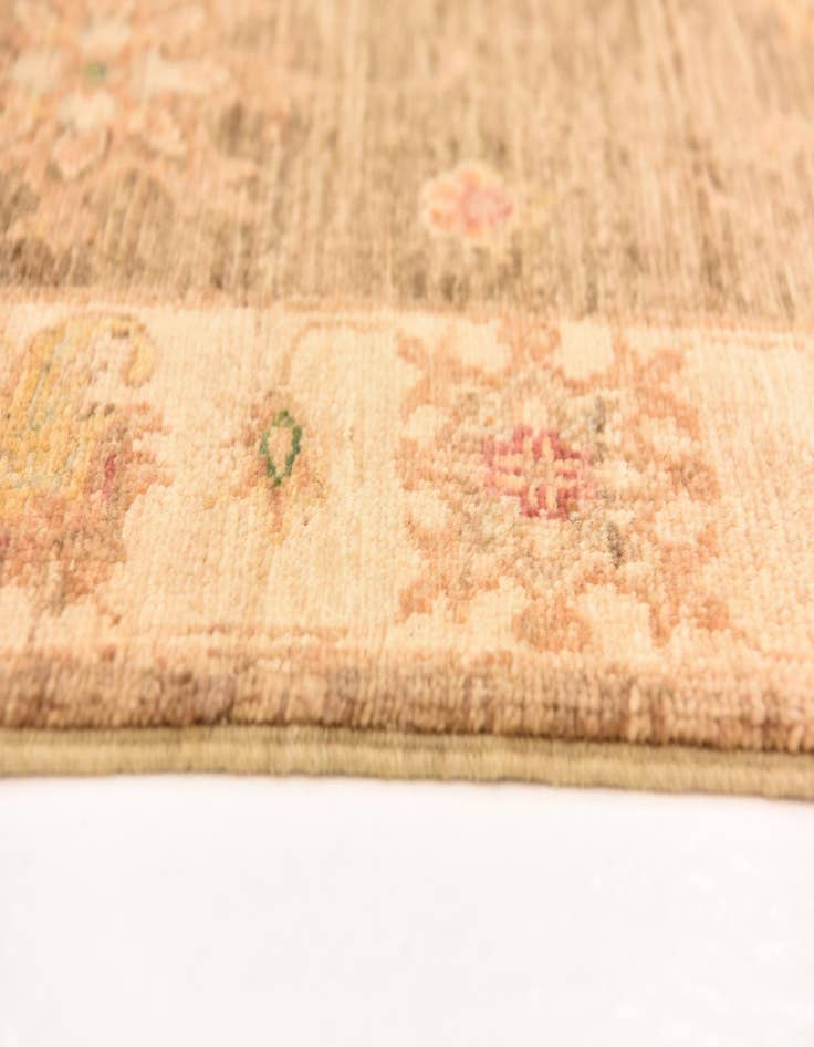 Detail image of  2' 7 x 10'  Hand Knotted Peshawar Ziegler Runner Rug