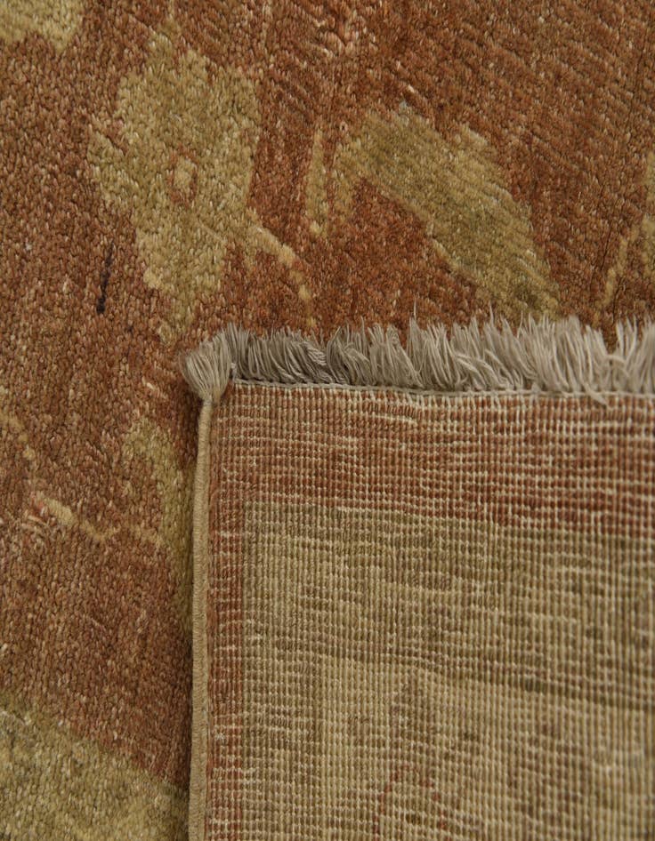 Detail image of  2' 10 x 10'  Hand Knotted Peshawar Ziegler Runner Rug