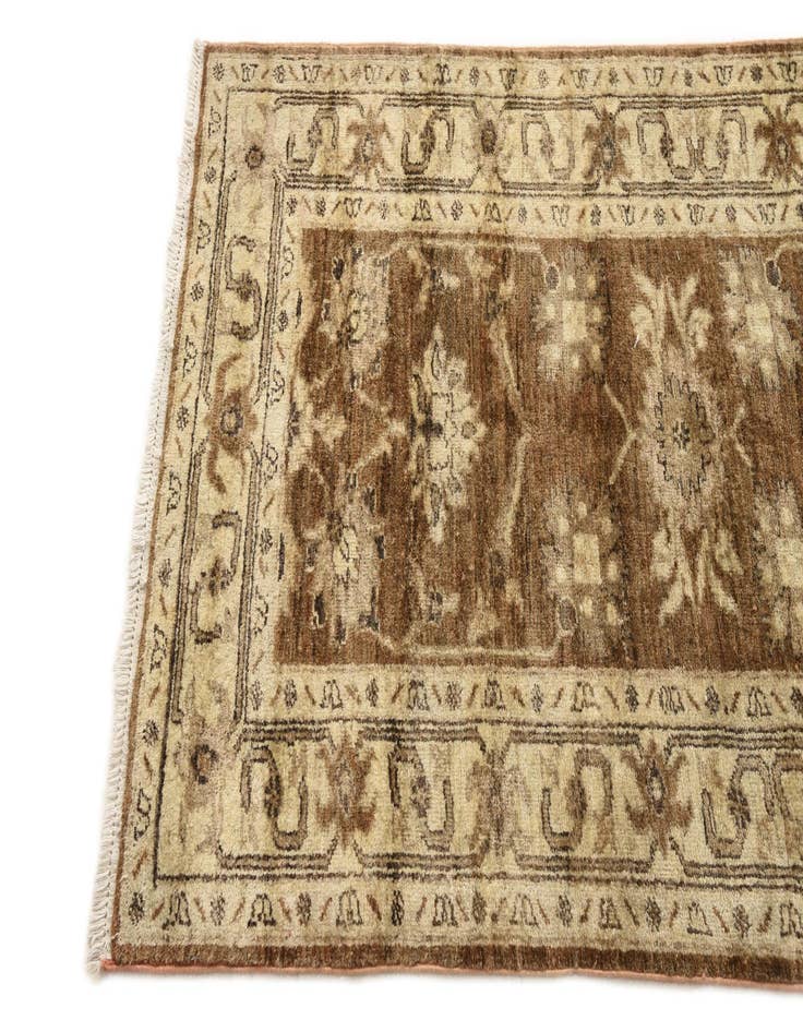 Detail image of  2' 9 x 9' 7  Hand Knotted Peshawar Ziegler Runner Rug