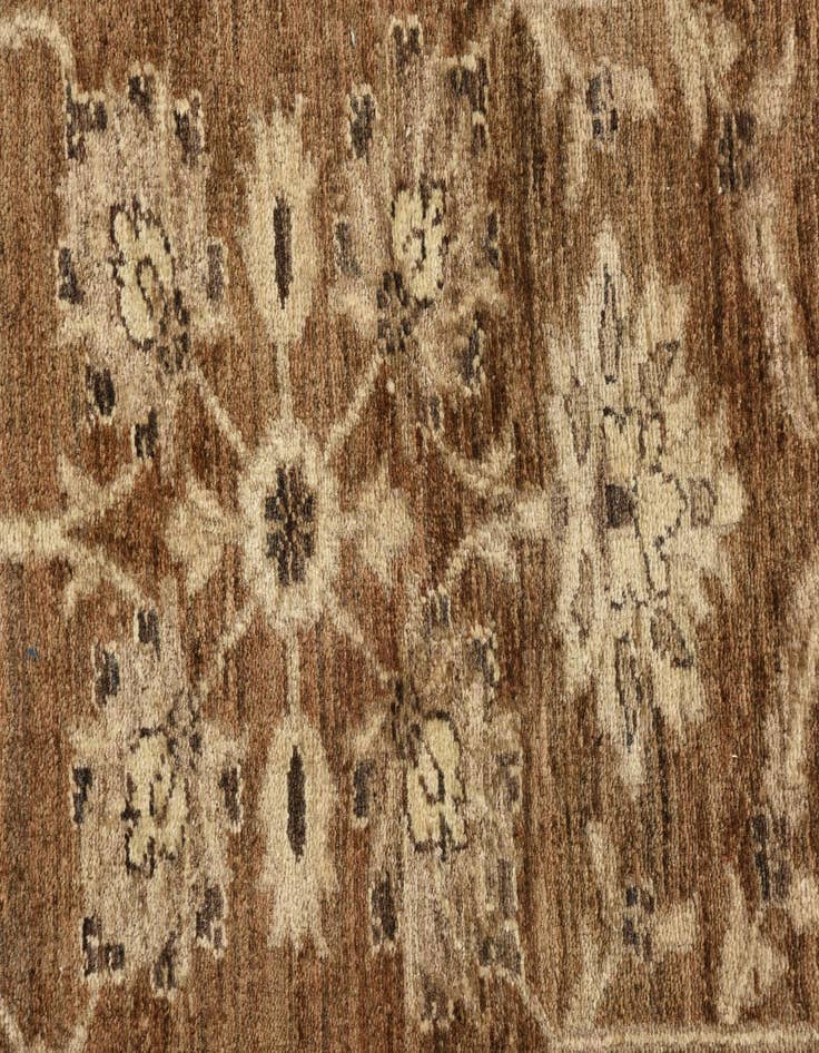 Detail image of  2' 9 x 9' 7  Hand Knotted Peshawar Ziegler Runner Rug