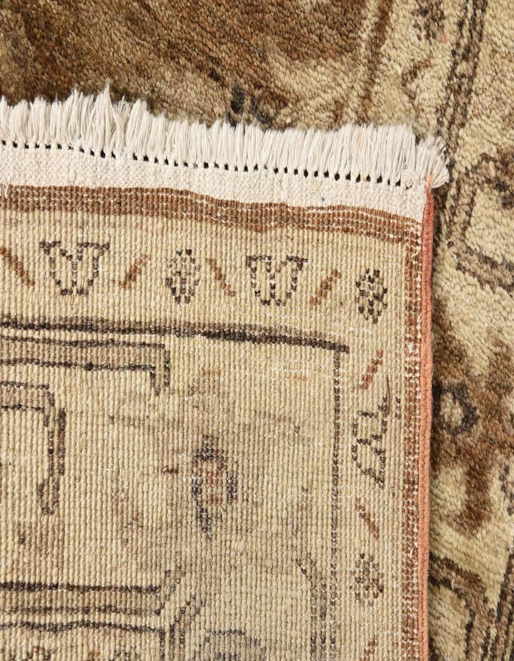 Detail image of  2' 9 x 9' 7  Hand Knotted Peshawar Ziegler Runner Rug