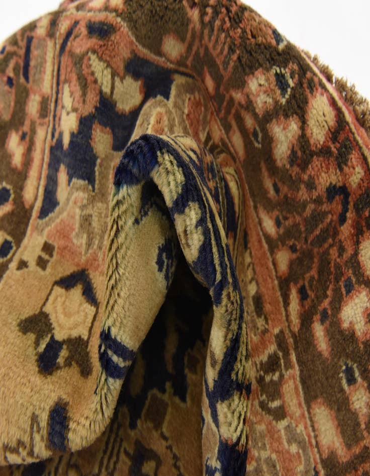 Detail image of  3' 5 x 9' 6  Hand Knotted Saveh Persian Wool Runner Rug