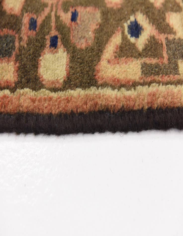 Detail image of  3' 5 x 9' 6  Hand Knotted Saveh Persian Wool Runner Rug