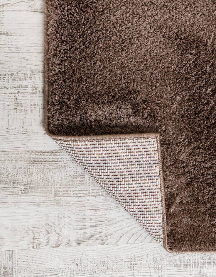 Detail image of  2' 7 x 10' Solid Shag Runner Rug