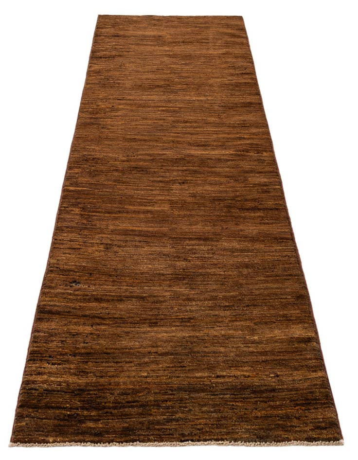 Detail image of  2' 7 x 9' 8  Hand Knotted Striped Modern Ziegler Runner Rug