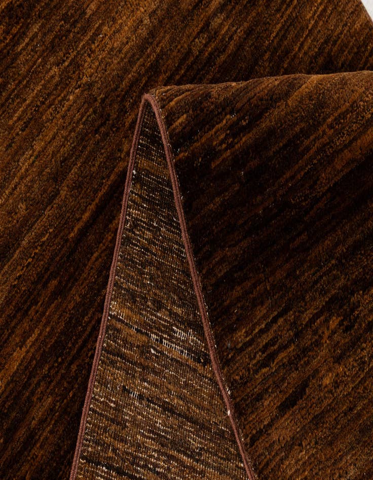 Detail image of  2' 7 x 9' 8  Hand Knotted Striped Modern Ziegler Runner Rug