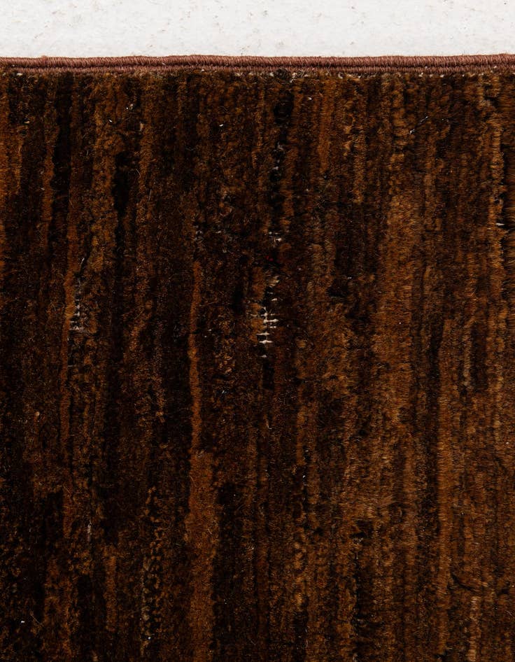 Detail image of  2' 7 x 9' 8  Hand Knotted Striped Modern Ziegler Runner Rug