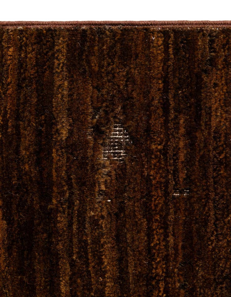 Detail image of  2' 7 x 9' 8  Hand Knotted Striped Modern Ziegler Runner Rug