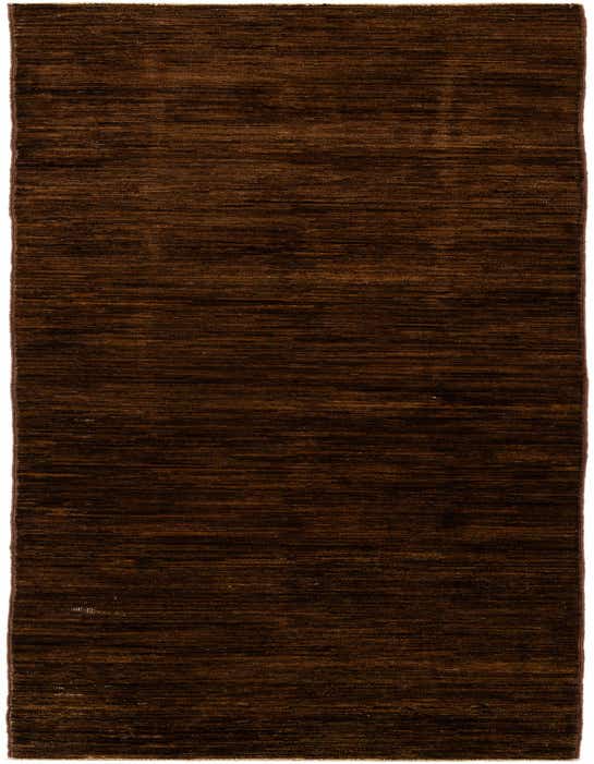 A 10 ft runner rug in varying shades of brown and tan, featuring a subtle striped pattern, perfect for a hallway.
