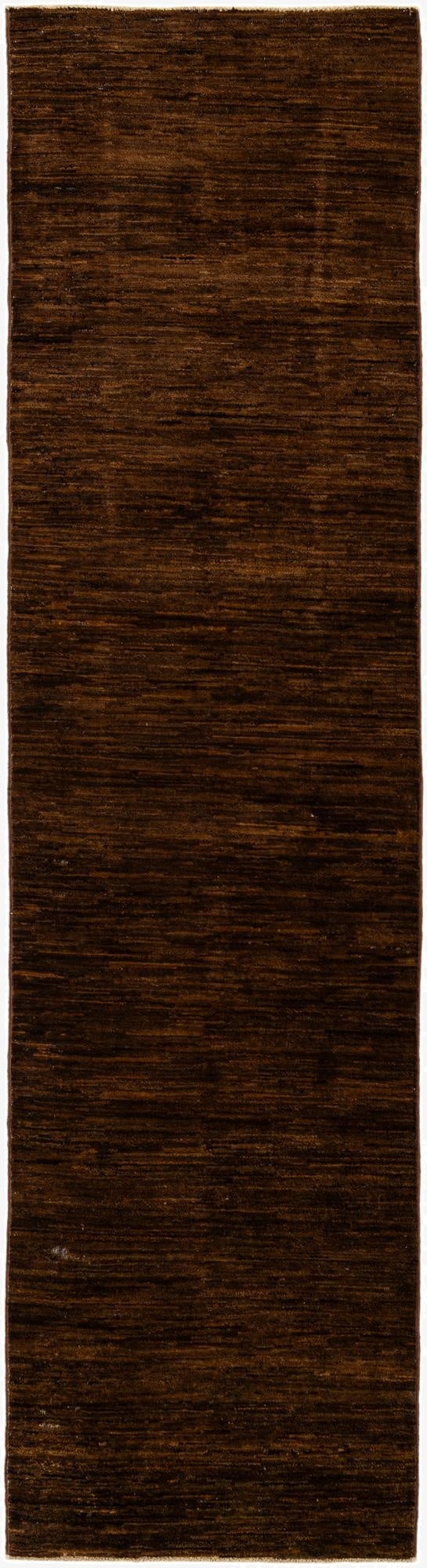  2' 7 x 9' 8  Hand Knotted Striped Modern Ziegler Runner Rug