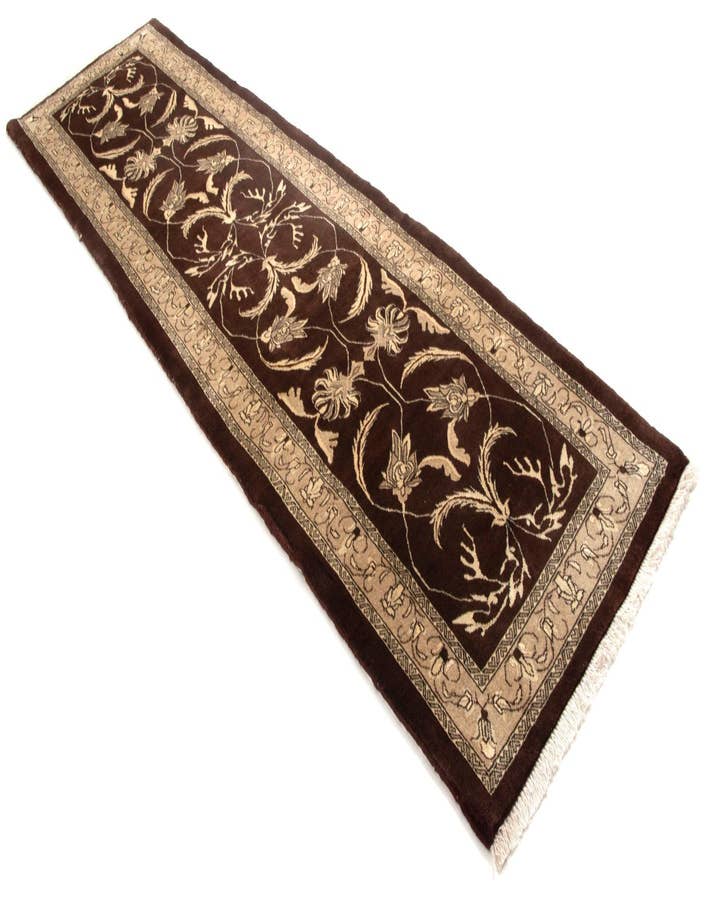 Detail image of  2' 9 x 10' 1  Hand Knotted Tabriz Persian Wool Runner Rug