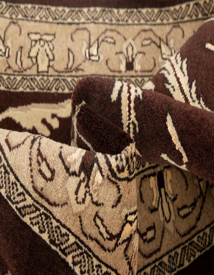 Detail image of  2' 9 x 10' 1  Hand Knotted Tabriz Persian Wool Runner Rug