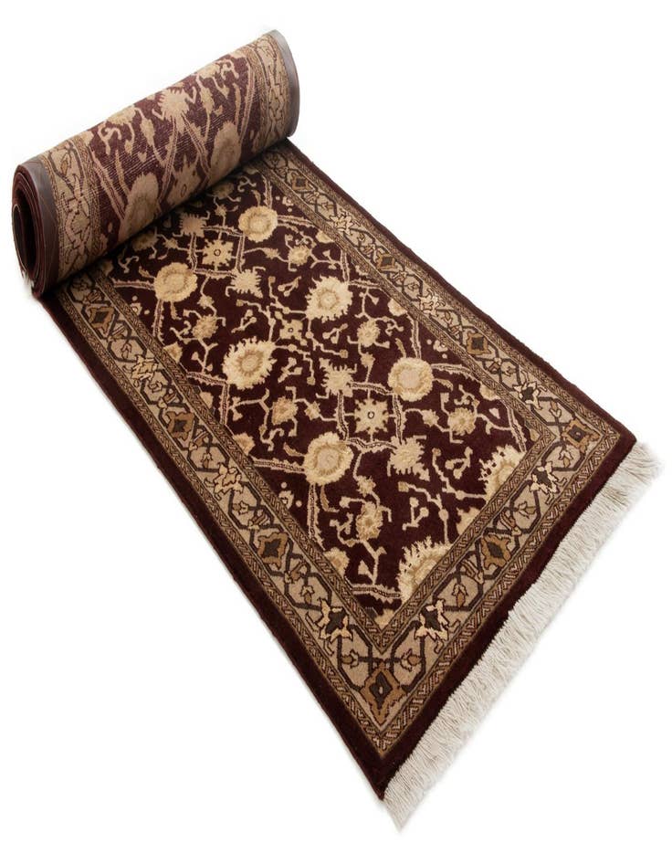 Detail image of  2' 9 x 8' 8  Hand Knotted Tabriz Persian Wool Runner Rug