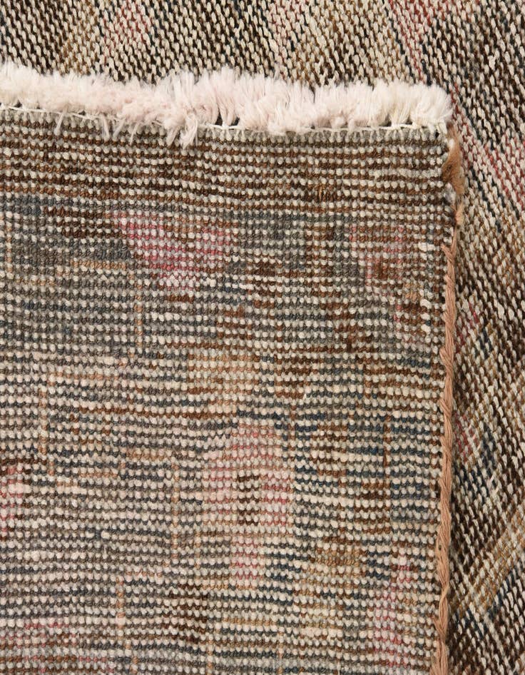 Detail image of  3' 2 x 6' 1  Hand Knotted Tabriz Persian Wool Runner Rug