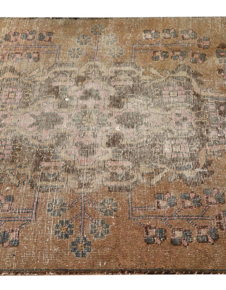 Detail image of  3' 2 x 6' 1  Hand Knotted Tabriz Persian Wool Runner Rug