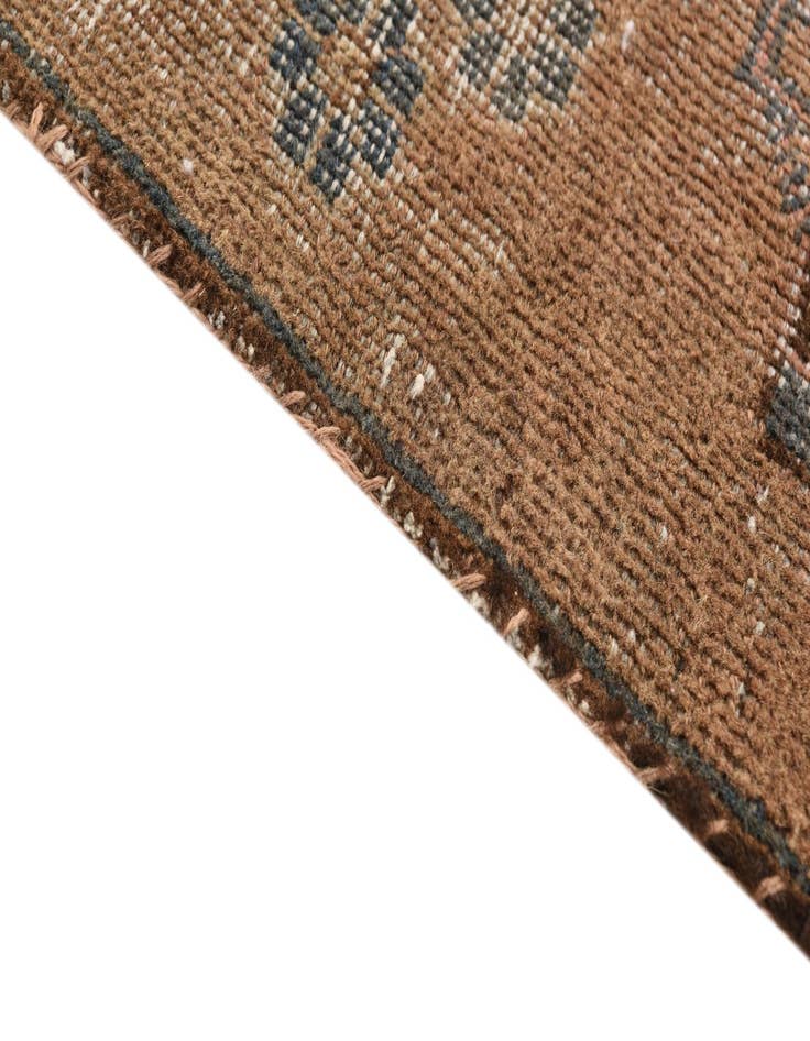 Detail image of  3' 2 x 6' 1  Hand Knotted Tabriz Persian Wool Runner Rug