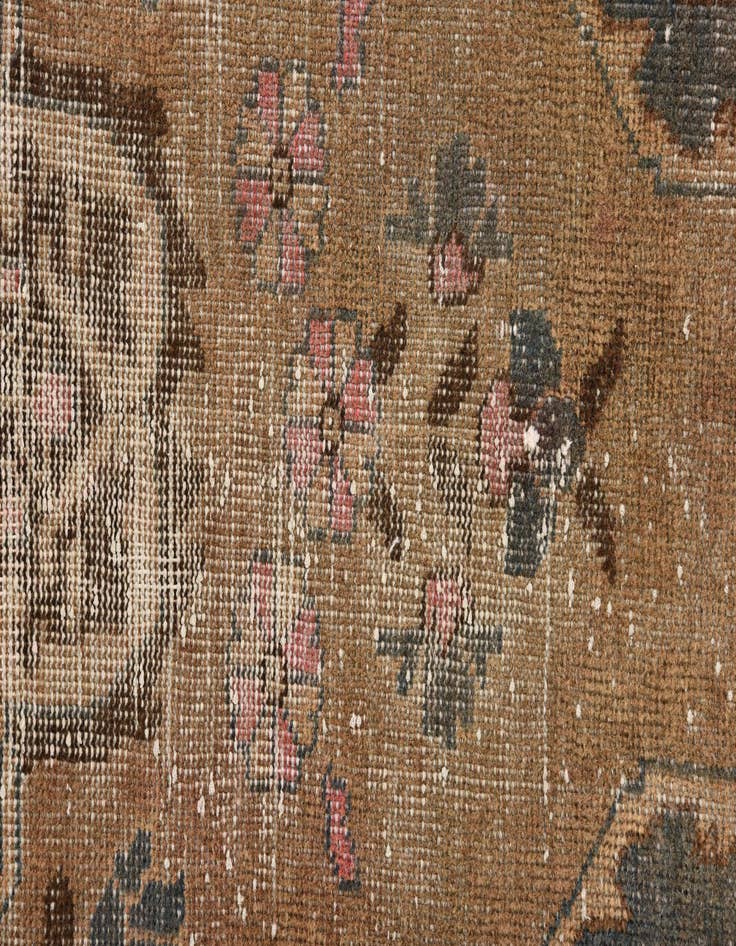 Detail image of  3' 2 x 6' 1  Hand Knotted Tabriz Persian Wool Runner Rug