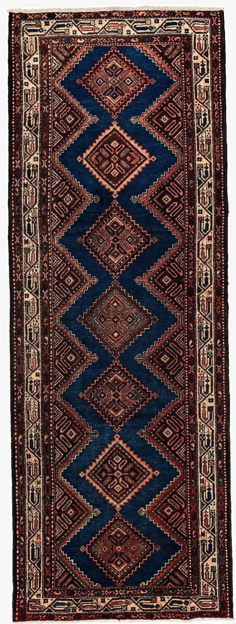  3' 11 x 10' 10 Tajabad Runner Rug