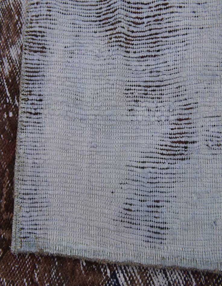 Detail image of  4' 5 x 9'  Hand Knotted Ultra Vintage Persian Wool Runner Rug