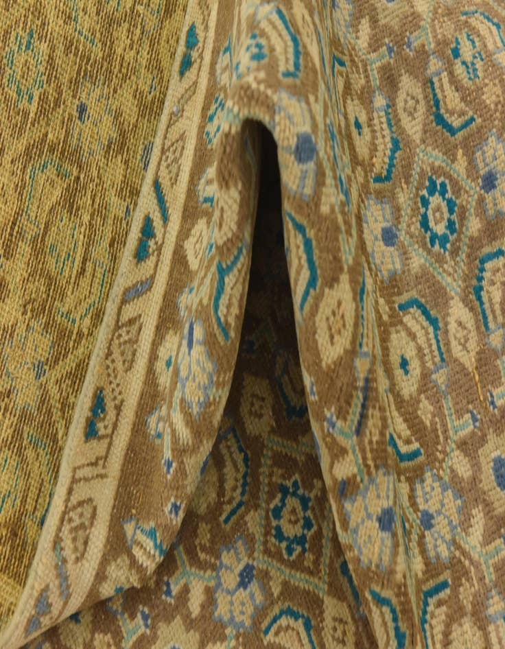 Detail image of  4' 9 x 9' 3  Hand Knotted Ultra Vintage Persian Wool Runner Rug