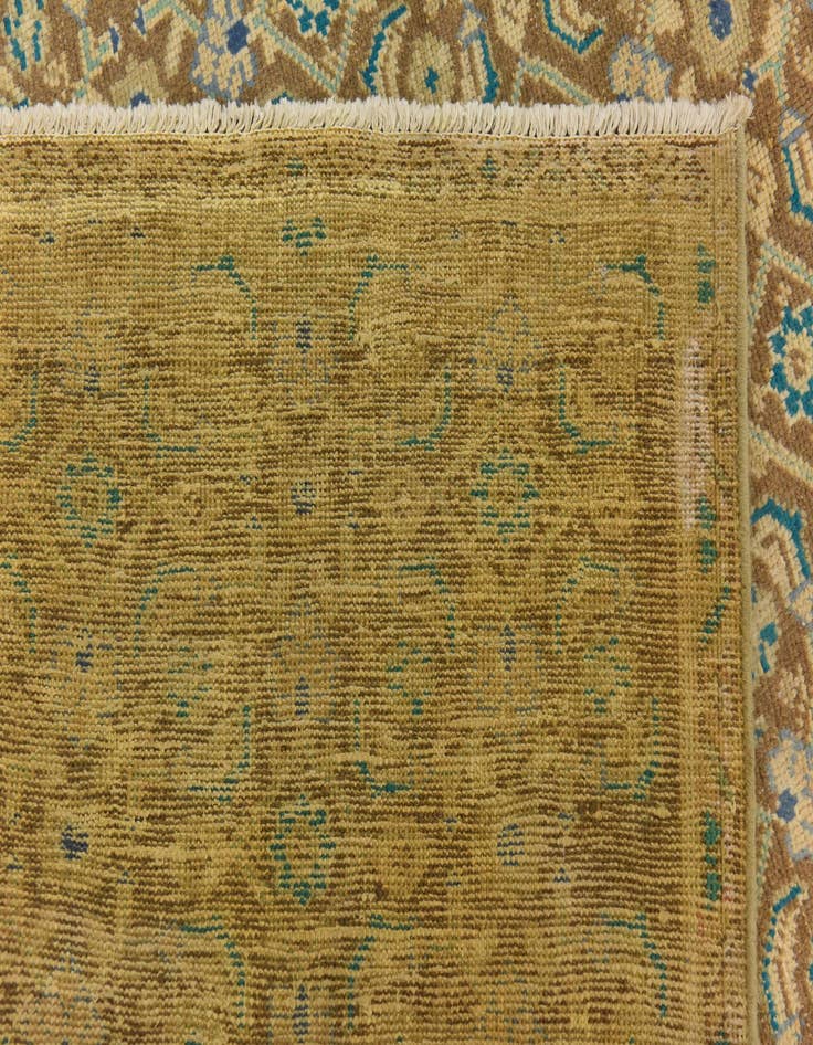 Detail image of  4' 9 x 9' 3  Hand Knotted Ultra Vintage Persian Wool Runner Rug