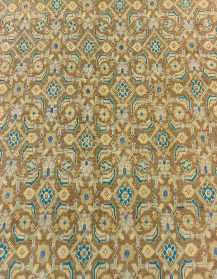 Detail image of  4' 9 x 9' 3  Hand Knotted Ultra Vintage Persian Wool Runner Rug