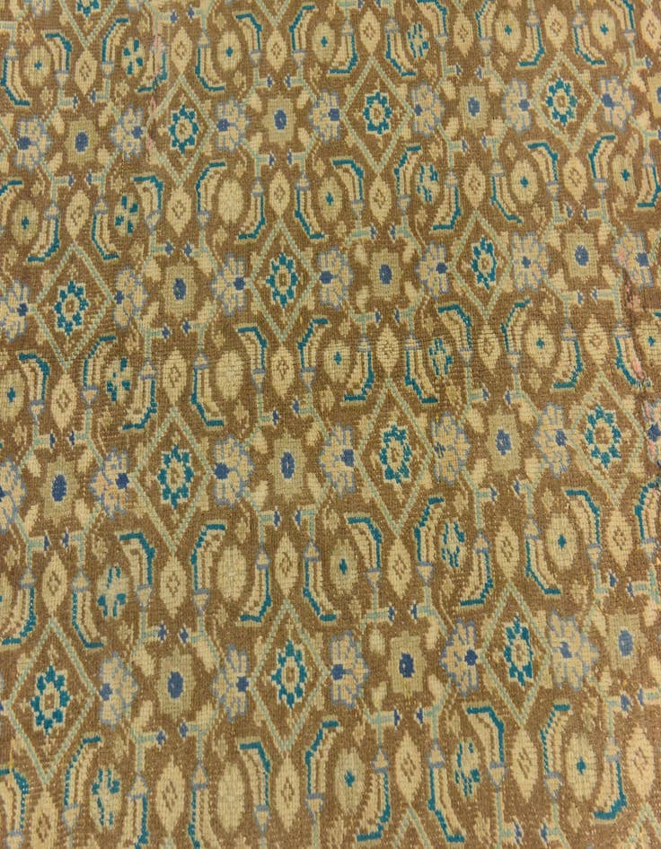 Detail image of  4' 9 x 9' 3  Hand Knotted Ultra Vintage Persian Wool Runner Rug