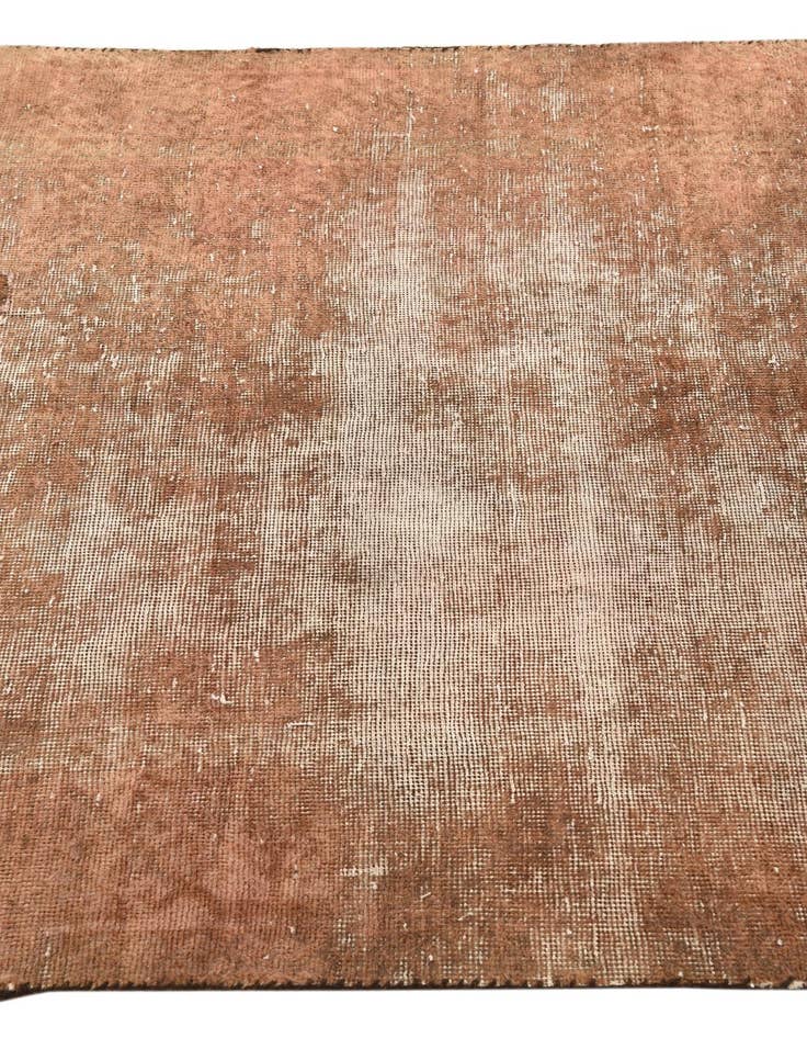 Detail image of  4' x 8'  Hand Knotted Ultra Vintage Persian Wool Runner Rug