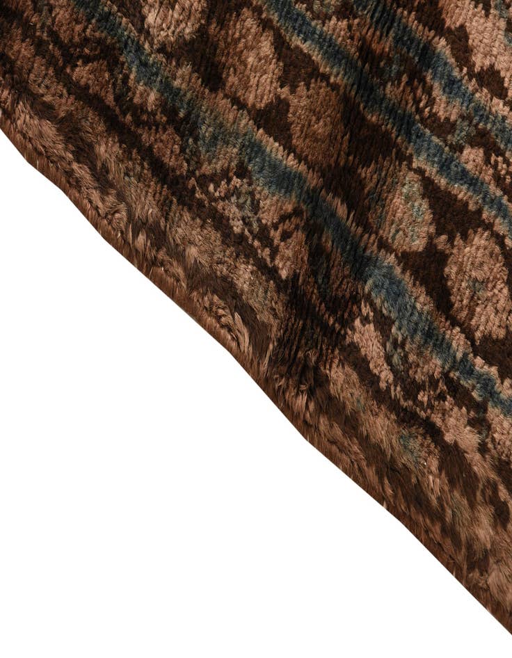 Detail image of  4' x 9' 3  Hand Knotted Ultra Vintage Persian Wool Runner Rug