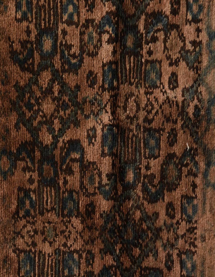 Detail image of  4' x 9' 3  Hand Knotted Ultra Vintage Persian Wool Runner Rug