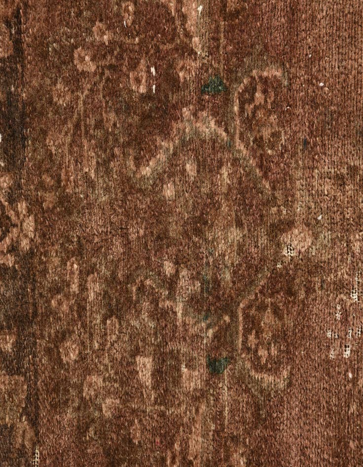 Detail image of  3' 4 x 10'  Hand Knotted Ultra Vintage Persian Wool Runner Rug