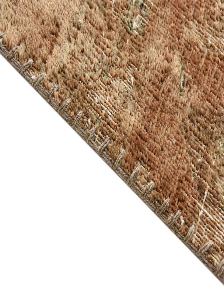 Detail image of  4' 1 x 9' 6  Hand Knotted Ultra Vintage Persian Wool Runner Rug