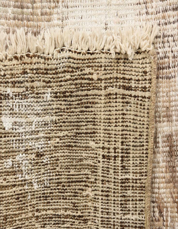 Detail image of  3' 6 x 7' 1  Hand Knotted Ultra Vintage Persian Wool Runner Rug