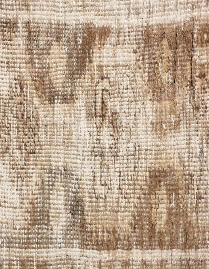 Detail image of  3' 6 x 7' 1  Hand Knotted Ultra Vintage Persian Wool Runner Rug