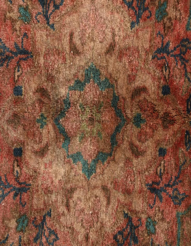 Detail image of  3' 10 x 7' 10  Hand Knotted Ultra Vintage Persian Wool Runner Rug
